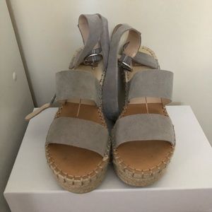 Grey Suede Dolce Vita Wedges 8.5 Worn Twice!